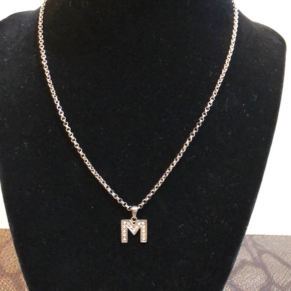 Jewelry - SS Letter “M” Pendant on Chain